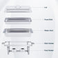 Stainless Steel Chafing Dish 10L – Single Tray Buffet Warmer with Lid, Frame & 2 Fuel Holders