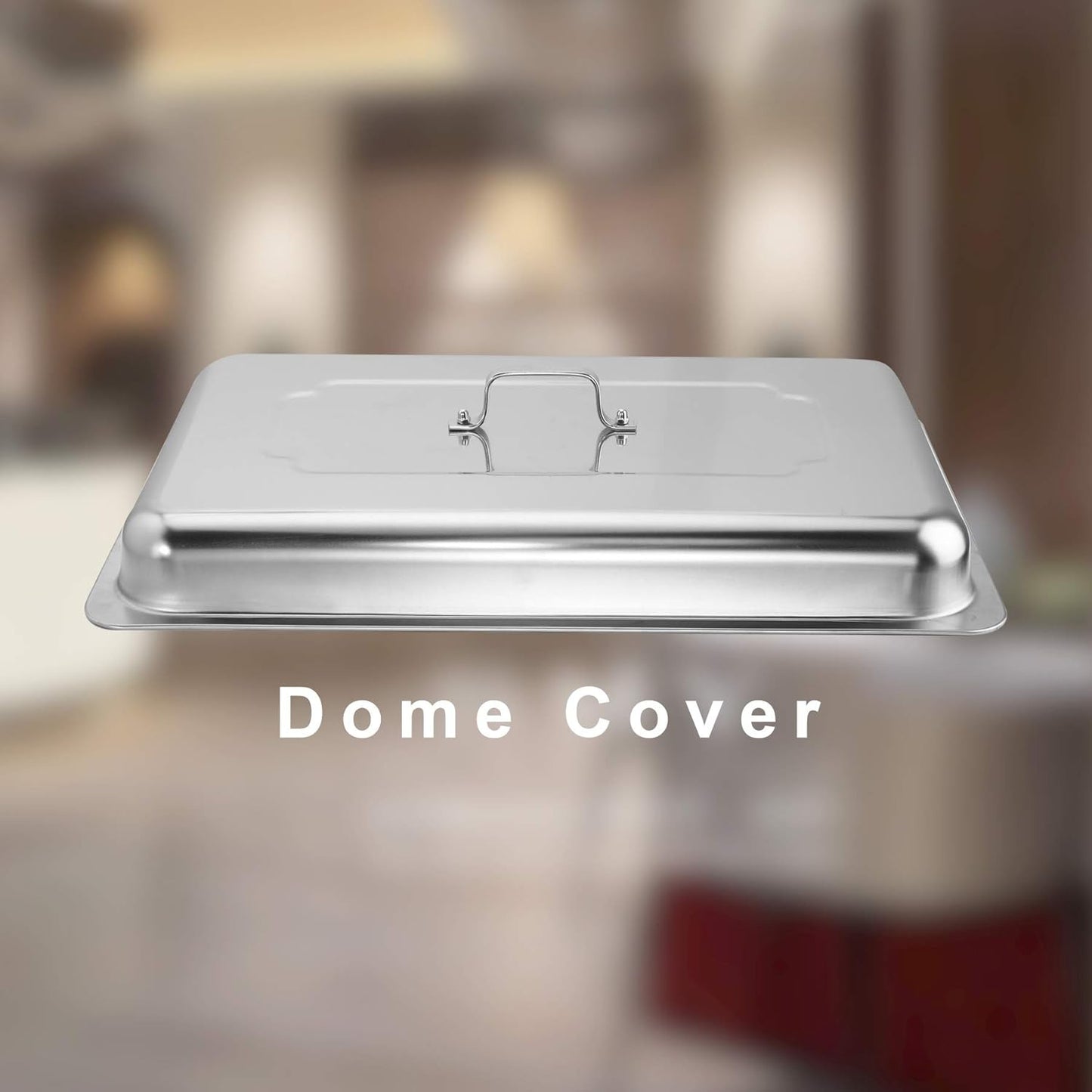 Stainless Steel Chafing Dish 10L – Single Tray Buffet Warmer with Lid, Frame & 2 Fuel Holders