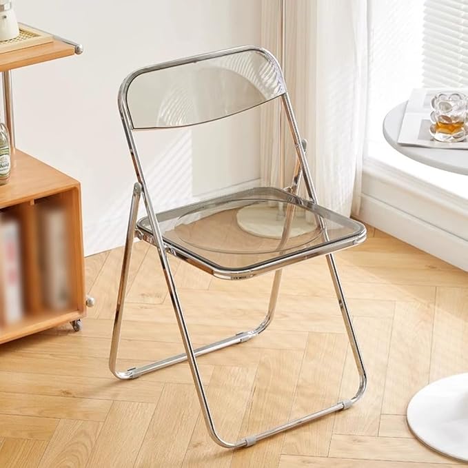 MFurn Clear Folding Chair – Modern Transparent Acrylic