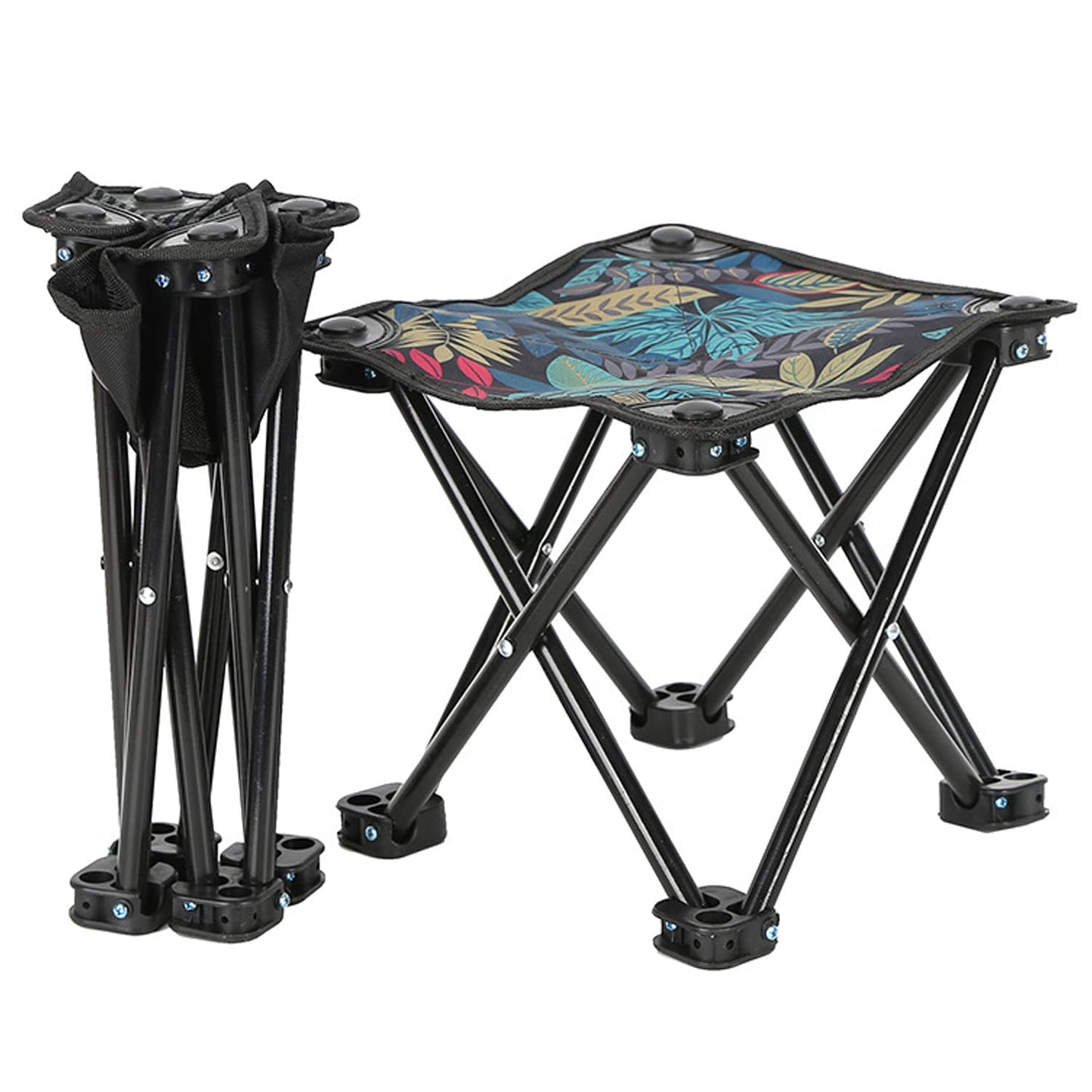 MHome Folding Camping Stool – Portable Aluminum Alloy Outdoor Chair