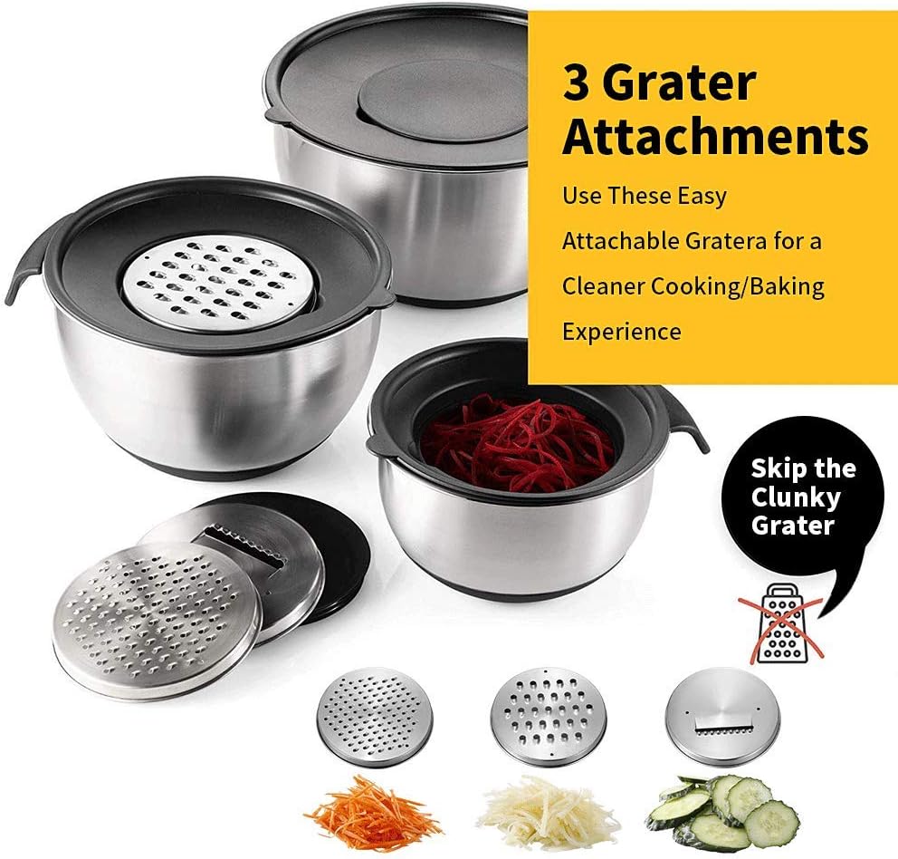 Stainless Mixing Bowls Set of 3