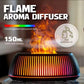 MHome Flame Effect Essential Oil Diffuser with 7-Color LED Lights