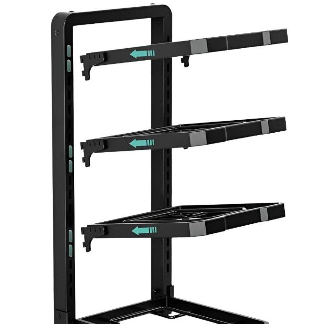 Adjustable Pot Organizer Rack 4 Layer