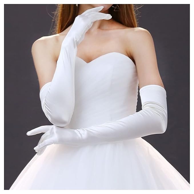 Vintage Elbow Length Evening Gloves