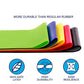Pro-Sportz Resistance Loop Exercise Bands Set – 5 Levels for Home Fitness, Core, Rehab, Strength Training