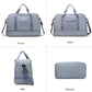 Nylon Sports Duffel Bag Waterproof Gym Travel Bag with Shoe Compartment