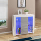 Glass Door Sideboard Cabinet