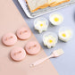Egg Poacher Cups – 4 Pcs Reusable Egg Molds with Lid & Oil Brush