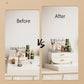 2-Drawer Vanity Organiser with Removable Top Tray – Makeup & Skincare Storage