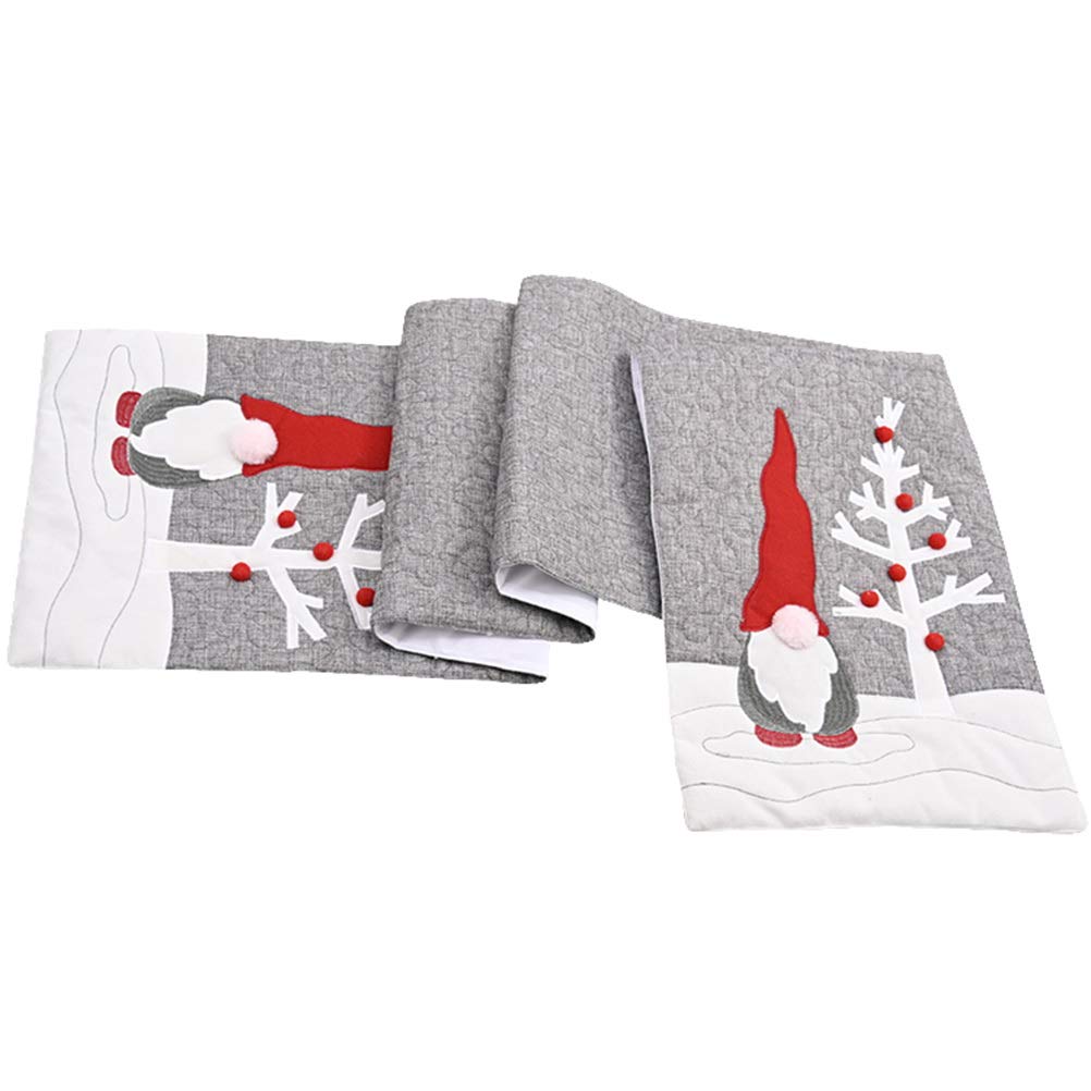 No Face Doll Pattern Table Cloth Decorations for  Home Christmas Decoration