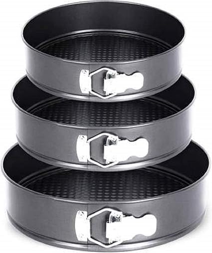 Round Cake Moulds Tin 3Pcs Set