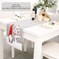 No Face Doll Pattern Table Cloth Decorations for  Home Christmas Decoration