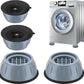 Anti-Vibration Pads for Washer & Dryer – Noise-Reducing, Anti-Slip Rubber Feet Pads (4pcs, Grey)