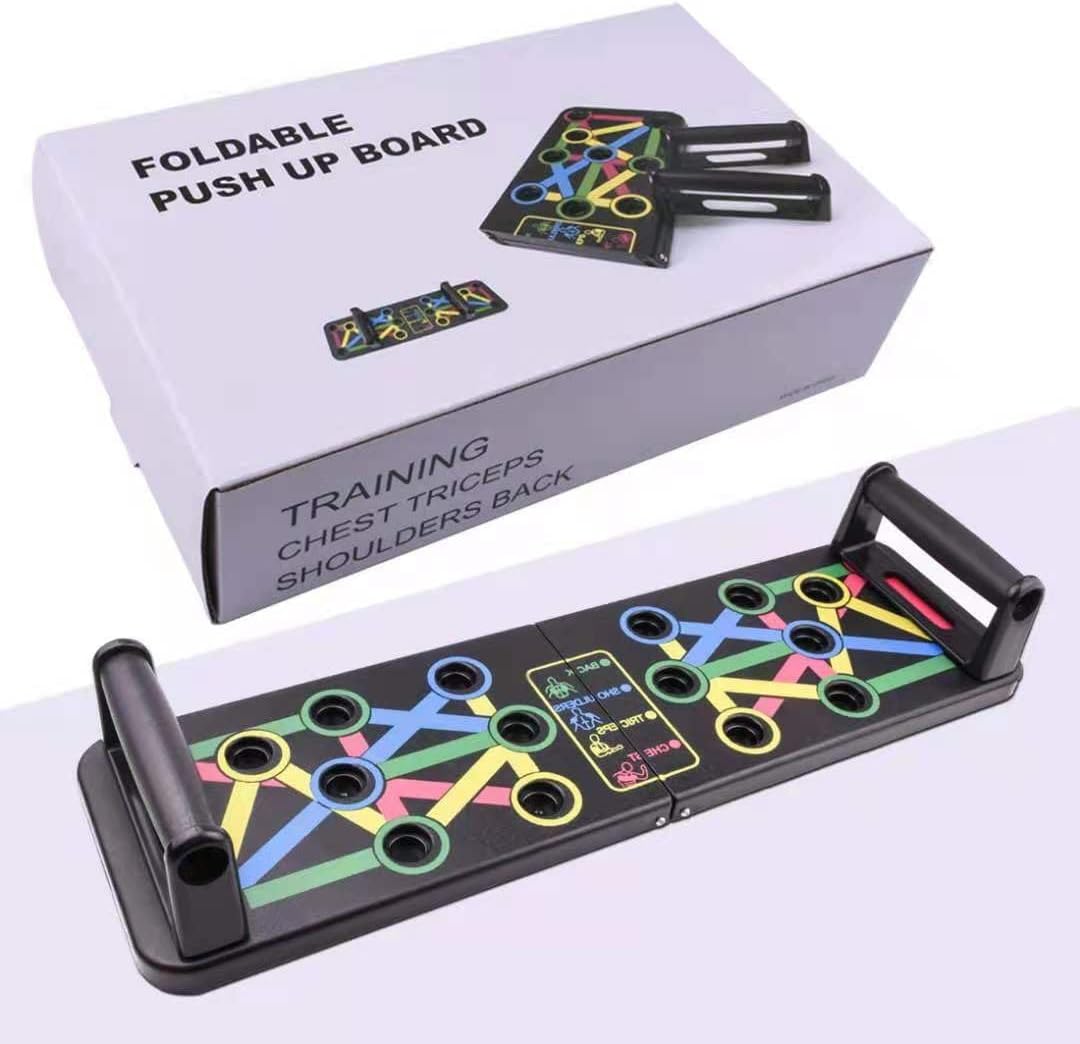 MSportz Multi-Functional 14-in-1 Colour-Coded Push-Up Board System