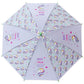 Kids Unicorn Printed Dome Umbrella With Whistle - Various Colors