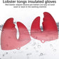 Mini Silicone Pot Pinchers – Heat Resistant Lobster Claw Oven Mitts (1Pair)