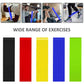 Pro-Sportz Resistance Loop Exercise Bands Set – 5 Levels for Home Fitness, Core, Rehab, Strength Training