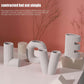 MHome Ceramic LOVE Vase Set of 4 – Modern Minimalist Decorative Flower Vases