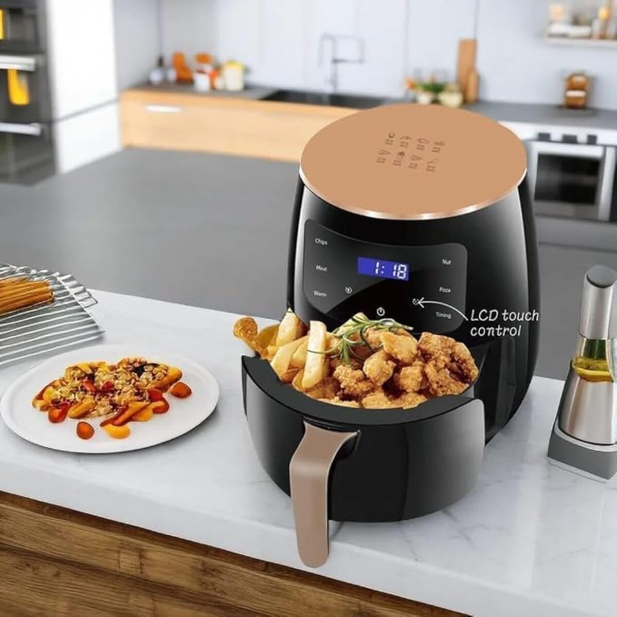 Digital Touch Air Fryer – 6L Multifunctional