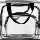 Pack of 3 Transparent Travel Toiletry Bags – 1 Litre PVC Clear Cosmetic Bags for Liquids, Hand Luggage & Airport Security – Waterproof & Zippered