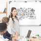 Magnetic Aluminium Frame Whiteboard - Various Sizes