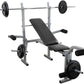 Pro-Sportz Multifunction Adjustable Weight Bench With Leg Developer & Barbell Rack