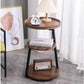 MFurn 3-Layer Round Sofa Side Table Coffee Table for Living Room and Bedroom