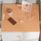 MHome 3-Drawer Wooden Nightstand – Bedroom Storage Chest
