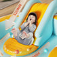MHome Children’s Inflatable Pool Set with Sunshade – Large Foldable Family Splash Pool