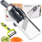Adjustable Vegetable Slicer with Food Holder