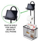 Mhome Bathroom Toilet Paper Dispenser with Shelf & Storage