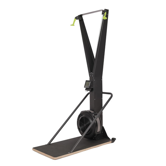 Pro-Sportz Indoor Ski Exercise Machine with 10-Level Air Resistance, Smart Performance Monitor & Floor Stand – Full-Body Vertical Rowing Trainer for Home & Gym Workouts