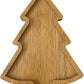 Santa Tree Shape Plate for Food Appetizers Desserts