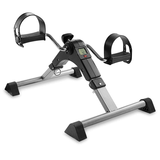 Portable Arm and Leg Foldable Pedal Exerciser Machine with Display