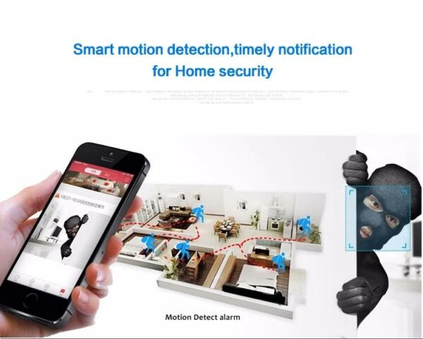 WiFi Smart Net Wireless Panoramic Camera HD 360 Degree Night Vision Fisheye Security