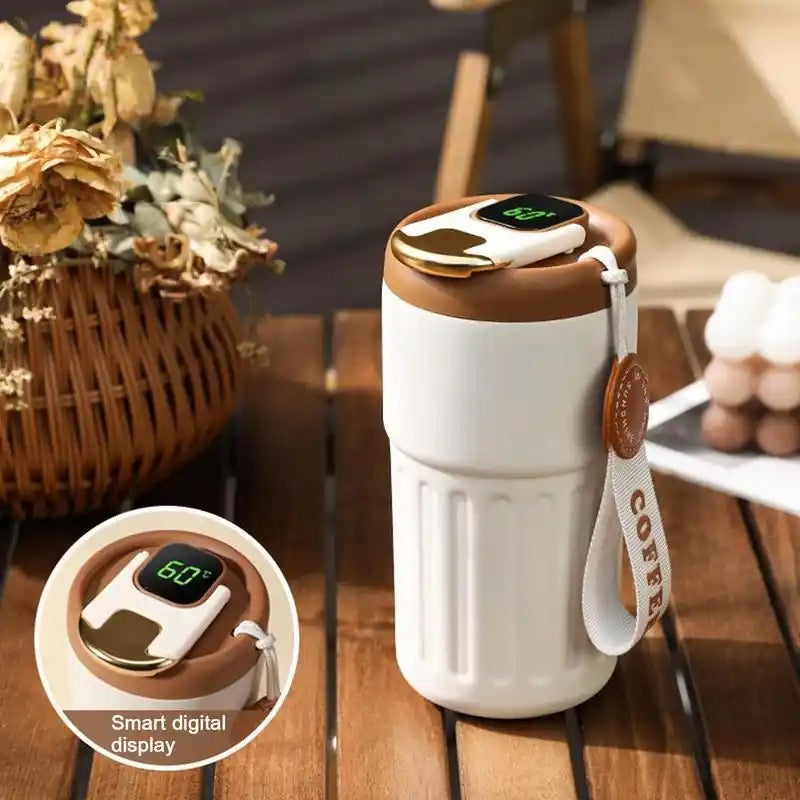 Smart Vacuum Flask Water Digital Vacuum Led Temperature Display Hydroflask Portable Travel Leak Proof Coffee Mug For Camping