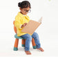 Teddy Baby Chair for Kids Study Table Chair with Non-Slip Base & High Backrest | Booster Seat for Baby | Home School Kids Chair for Baby Toddlers 1 to 5 Years Boys Girls