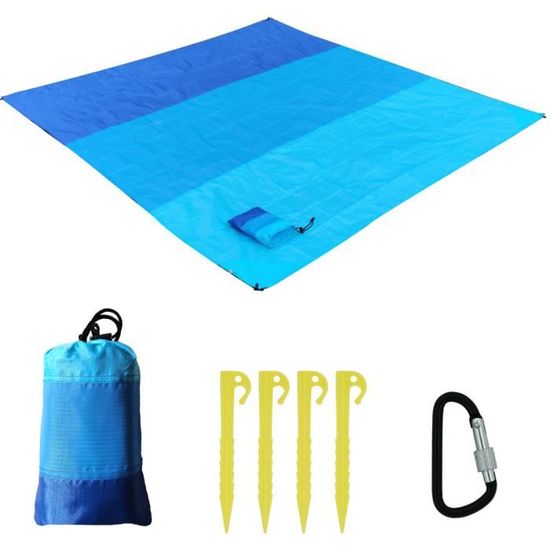 Beach Mat 200 x 210 CM Waterproof Picnic Blanket Anti Sand Foldable Portable for Beach Picnic Mat