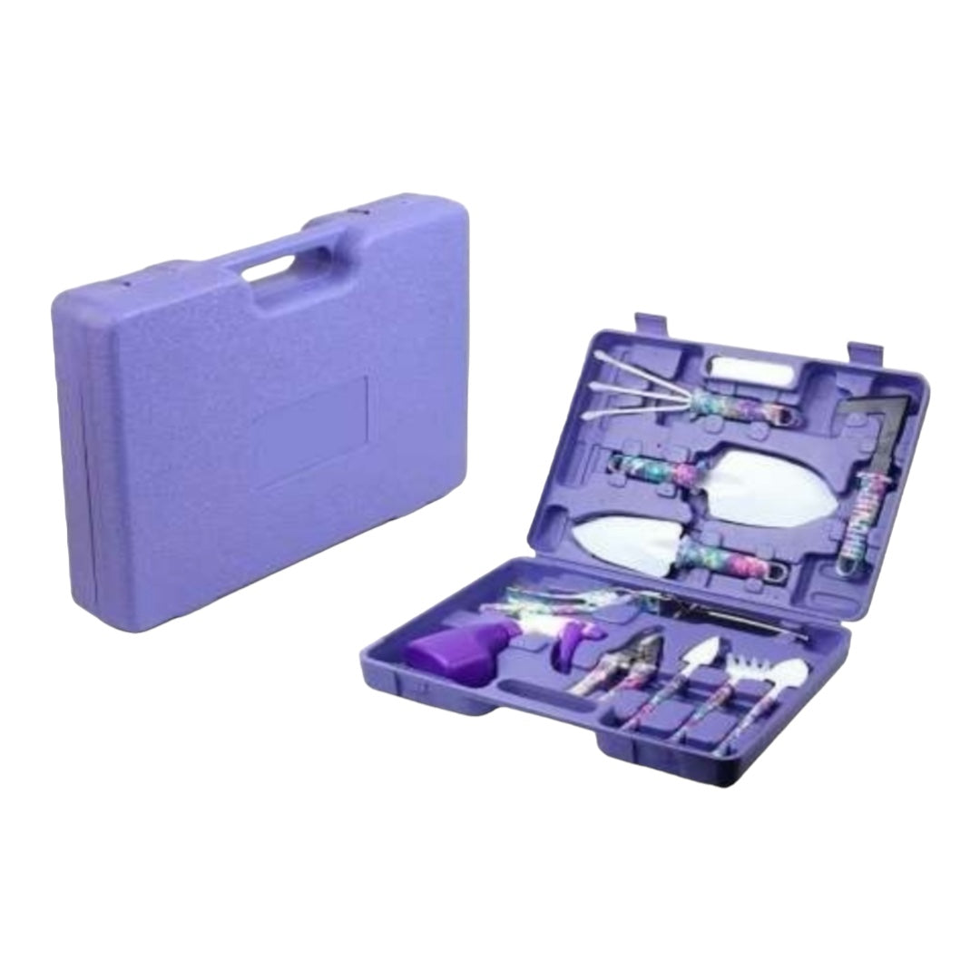 Gardening Tools with Purple Floral Print Gardening Gifts for Women 10pc  & 5pc Sets