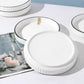 Dinner Plates Plates Household Ceramic Vertical Pattern Chinese Dinner Plate Set Creative Personalized Deep Soup Plate Microwaveable Salad Plates 6pc Set