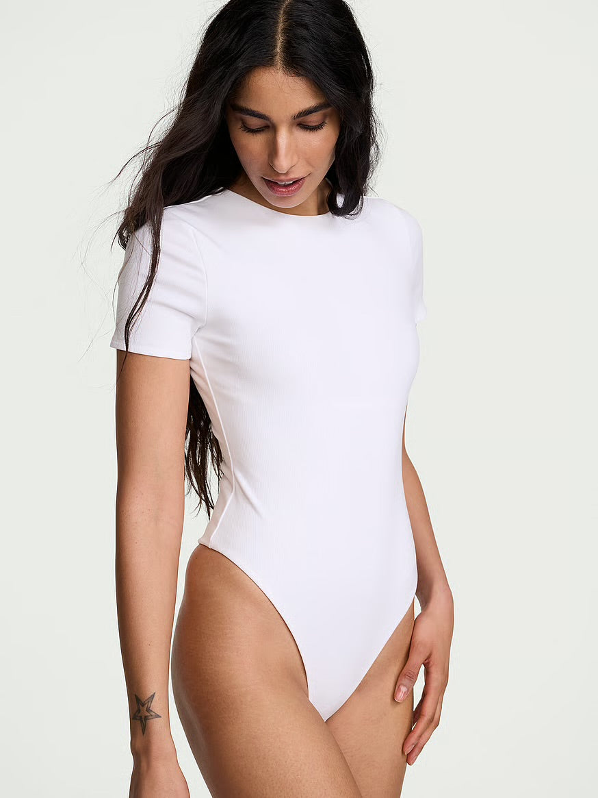 Ladies Shortsleeved Bodysuits-Various Colours