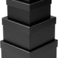 4pc Set Square Nesting Gift Boxes with Lids