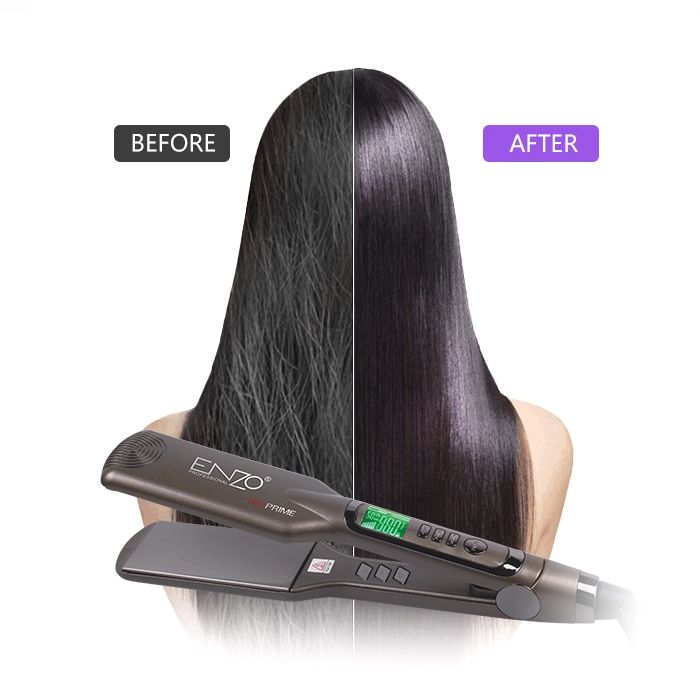 Enzo Hair Straightener - Latest Design Flat Iron Keratin with LCD