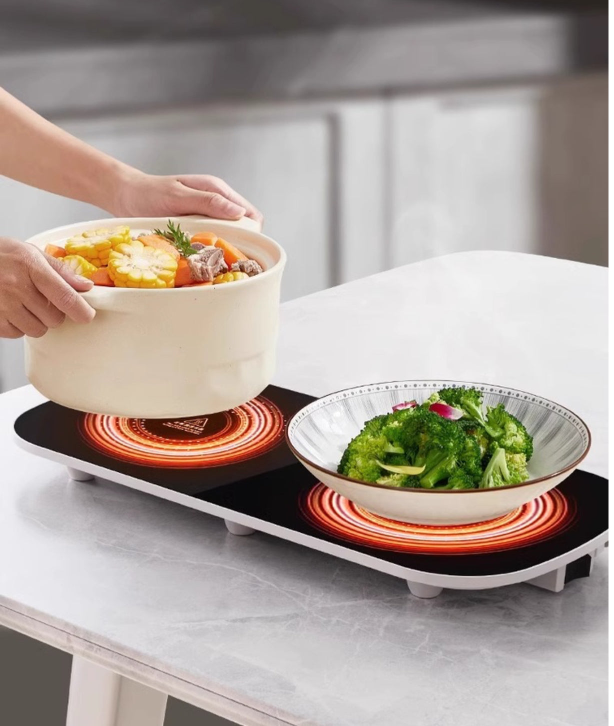 MHome Electric Warming Hot Tray With Adjustable Temperature