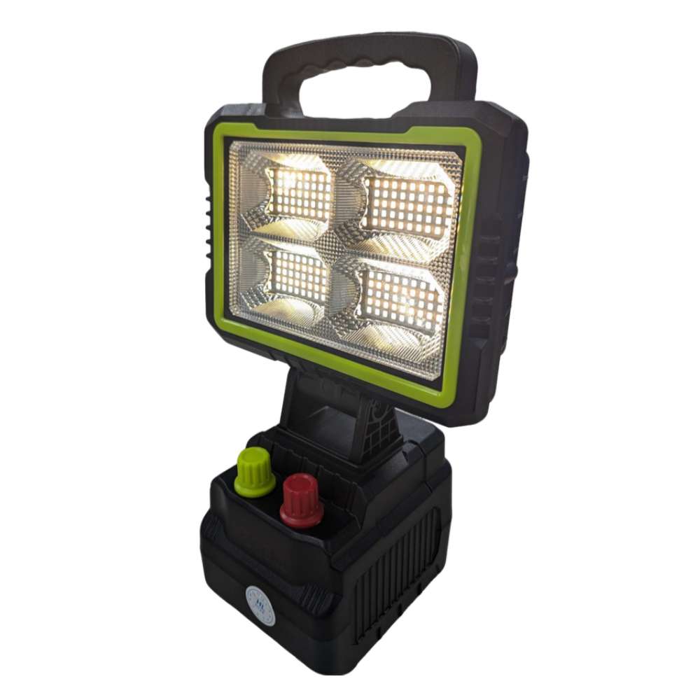 Portable Rechargeable Solar Floodlight with 14000mAh Backup Battery- 200watt & 350watt
