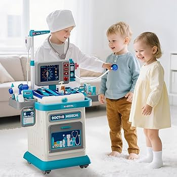 Doctor Play Set Role Play Toy Medical Cart