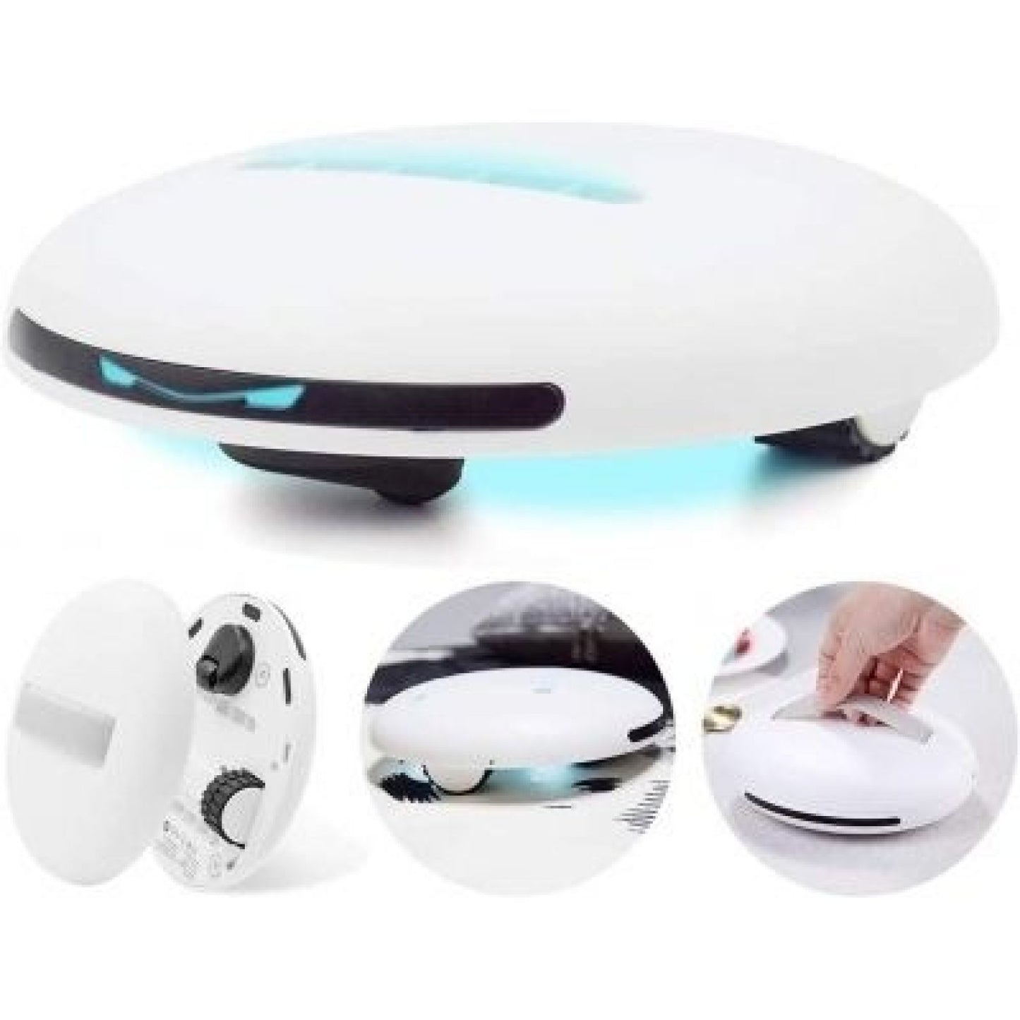 CleanseBot 2.0 Portable Intelligent UV Disinfection Robot | Wireless Mite & Bacteria Removal Device