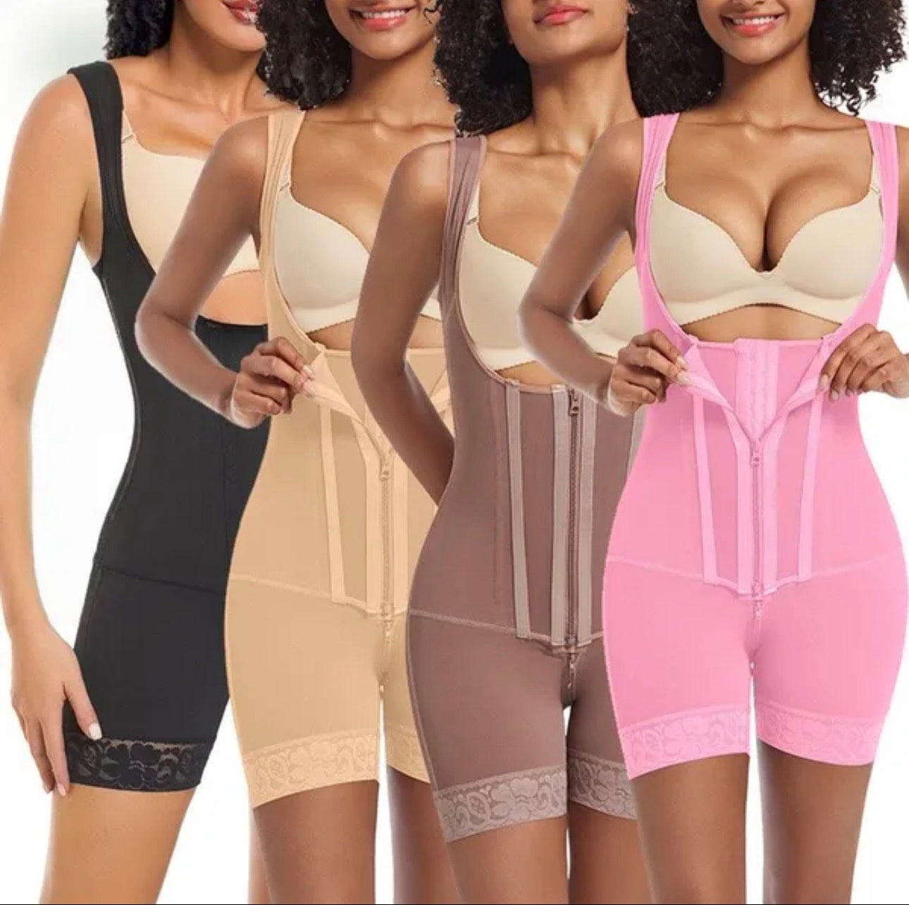 Ladies Full Body Compression Shaper -Various Colours