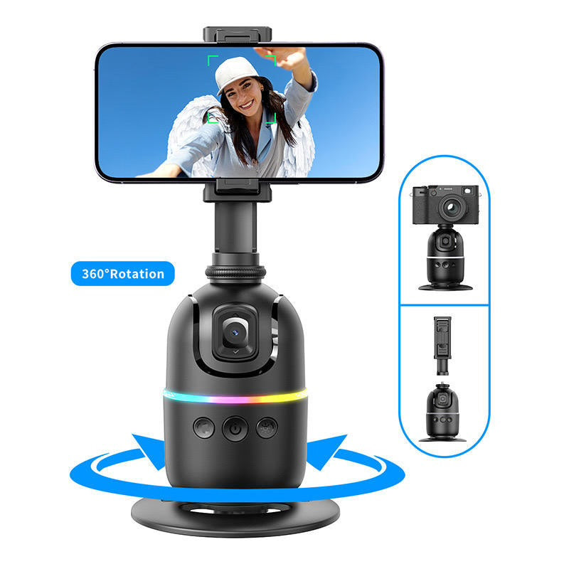 Mtech 360° Auto Face Tracking Gimbal Tripod For TIK TOK with Gesture Control & Remote