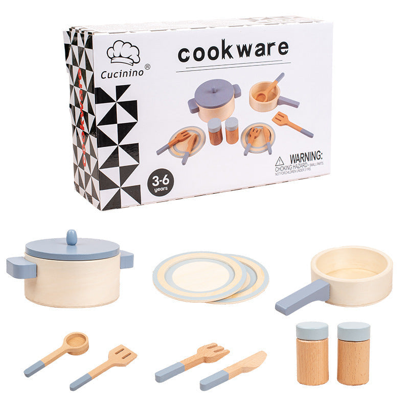 Little Chef's Wooden Cookware Set